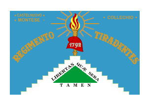 Bandera, Brasil, Regimiento Tiradentes